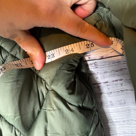 Calvin Klein Womens Reversible Barn Quilted Jacket Green XL - Picture 4 of 6